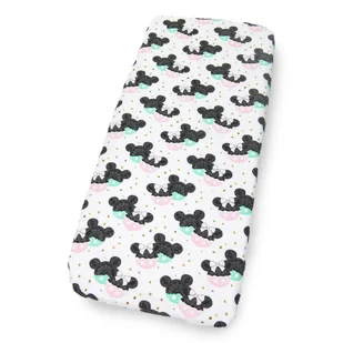 Kerstin PRZEŚCIERADŁO DO KOŁYSKI 90x40 cm BAWEŁNA - Prześcieradła dla dzieci - miniaturka - grafika 1