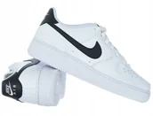 Buty dla dziewczynek - Nike Air Force 1 Gs FV5948-101 białe 37,5 - miniaturka - grafika 1