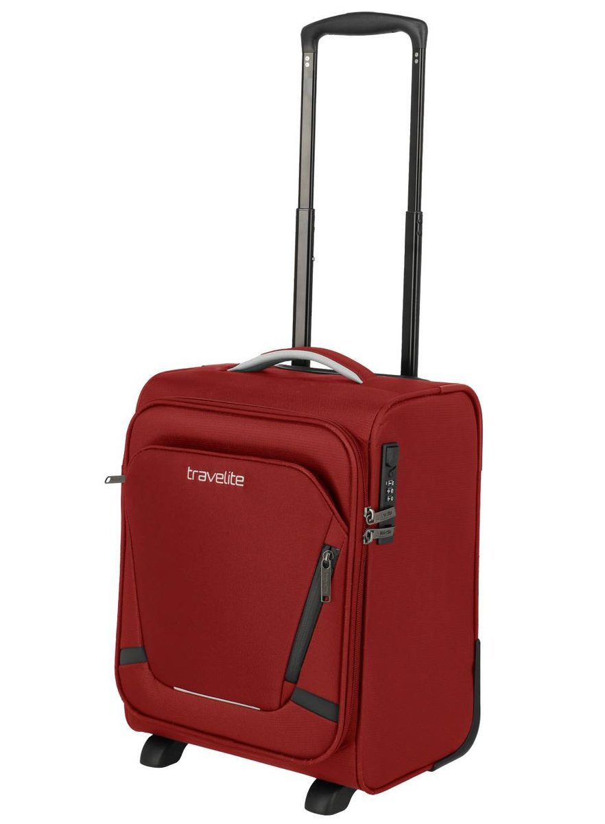 Walizka kabinowa Travelite Jetpack Wings 2W Cabin - red