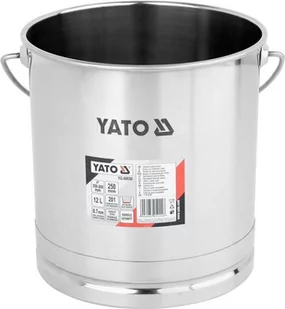 YATO WIADRO ZE STALI NIERDZEWNEJ O POJEMNOŚCI 12L YATO YG-00650 - Wyposażenie lokali gastronomicznych - miniaturka - grafika 1