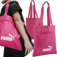 Torby sportowe - PUMA TORBA TOREBKA PUMA CORE POP SHOPPER ZAKUPY DUŻA RÓŻOWA SZOPERKA - miniaturka - grafika 1