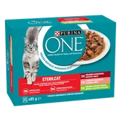 Mokra karma dla kotów - Purina One Sterilcat mix smaków 12x85g - miniaturka - grafika 1