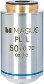 Mikroskopy i lupy - Mikroskop Magus Obiektyw MAGUS 50PLL 50/0,70 Plan L WD 3,68 mm - miniaturka - grafika 1