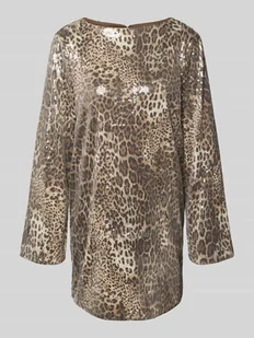 Sukienka mini z cekinowym obszyciem model ‘JESSY’ - Sukienki - miniaturka - grafika 1