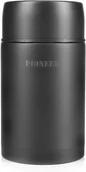 Butelki filtrujące - Pioneer Flasks Pioneer pojemnik próżniowy izolowany zabezpieczony przed wyciekiem żywności na zupę wyjmować HTH1000BK - miniaturka - grafika 1