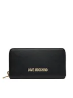 Portfele - LOVE MOSCHINO Duży Portfel Damski JC5700PP1NLD0000 Czarny - miniaturka - grafika 1