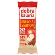 Batoniki - Kubara Baton owocowy jabłko & cynamon Dobra Kaloria 35 g - miniaturka - grafika 1
