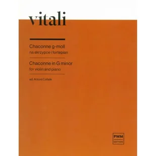 Vitali Chaconne g-moll na skrzypce i fortepian - Podręczniki dla szkół zawodowych - miniaturka - grafika 1