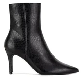 Botki damskie - Botki MEXX MI001713443W Czarny - miniaturka - grafika 1