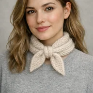 Apaszki i szaliki damskie - Kinu Petit apaszka chusta jedwab alpaka - miniaturka - grafika 1