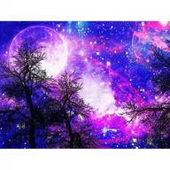 Zabawki kreatywne - Norimpex Diamentowa mozaika Niebo 30x40cm 1006979 - miniaturka - grafika 1