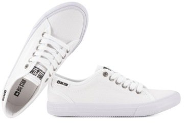 Big Star W274835 Półtrampki Damskie Tenisówki Tekstylne Trampki białe 37 Bi