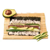 Przybory do gotowania - Akcesoria kuchenne NIKKO kolor jasny brąz styl klasyczny tescoma - SUSHIMAT/NIKKO/20X24CM - miniaturka - grafika 1