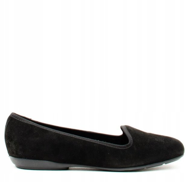 GEOX ANNYTAH MOKASYNY CZARNE SKÓRZANE 40 ŻŁD