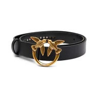 Paski - Pinko Skórzany pasek LOVE BERRY H3 - miniaturka - grafika 1