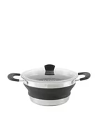 Kuchnia turystyczne i akcesoria - Garnek turystyczny Outwell Collaps M - black - miniaturka - grafika 1