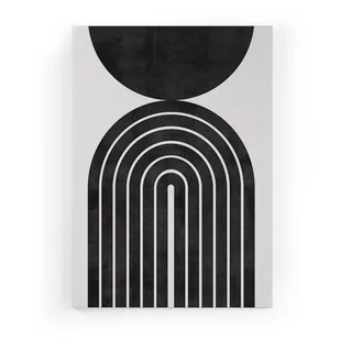 Czarno-biały plakat Surdic Black Figures, 50 x 70 cm - Plakaty - miniaturka - grafika 1