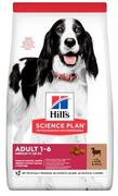 Sucha karma dla psów - Karma sucha dla psa HILL'S SCIENCE PLAN Adult Medium Lamb & Rice, 2,5 kg - miniaturka - grafika 1