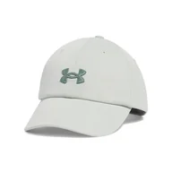Czapki damskie - Damska Czapka z daszkiem UNDER ARMOUR WOMEN'S UA BLITZING ADJ 1376705-377 – Zielony - miniaturka - grafika 1