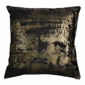 Poszewki na poduszki - Poszewka KARARRA 45 x 45 cm czarna - miniaturka - grafika 1