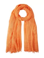 Apaszki i szaliki damskie - TOM TAILOR Damski Szalik 1035271, 29751 - Bright Mango Orange, Einheitsgröße - miniaturka - grafika 1