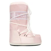 Buty dla chłopców - Śniegowce Moon Boot 80D1403060 Różowy - miniaturka - grafika 1