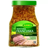 Musztardy - Kamis MUSZTARDA FRANCUSKA 185G zakupy dla domu i biura 35166388 - miniaturka - grafika 1