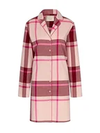 Koszulki i topy damskie - Triumph Damska koszulka Boyfriend Ndw X Checks Night Shirt, Pink - Dark Combination, 46 - miniaturka - grafika 1