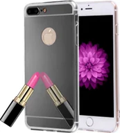 Etui i futerały do telefonów - Etui na telefon komórkowy Apple iPhone 8 Plus Mirror Soft Case Protective Cover Black - miniaturka - grafika 1