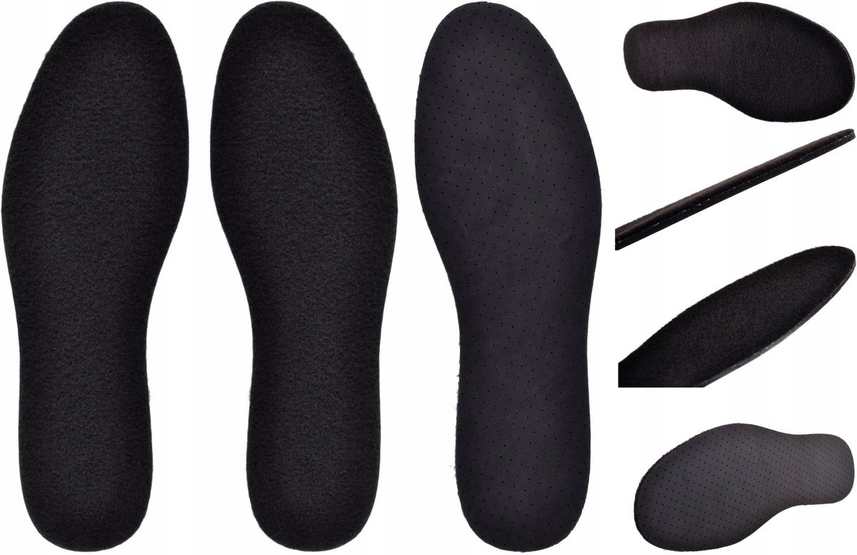 CIEPŁE Wkładki do butów POLAR LATEX WĘGIEL AKTYWNY Wyściółki r. 36 / G11-06