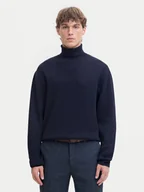 Swetry męskie - Jack & Jones Golf Milano 12285093 Granatowy Relaxed Fit - miniaturka - grafika 1