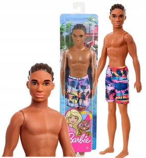 Lalka Barbie Ken Plażowy GHW44 - Lalki dla dziewczynek - miniaturka - grafika 1