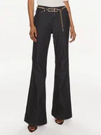 Spodnie damskie - MICHAEL Michael Kors Jeansy MS39041M24 Granatowy Flared Fit - miniaturka - grafika 1