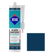 Silikony - Atlas Silikon sanitarny elastyczny 215 atramentowy 280 ml - miniaturka - grafika 1