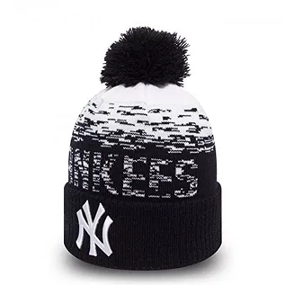 Czapki męskie - New Era New Era MLB Sport czapka z dzianiny New York Yankees Bobble Beanie zielony grantowy Rozmiar uniwersalny NE80536115 - grafika 1