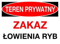 Akcesoria BHP - Zi-52 - Znak - Teren Prywatny Zakaz Łowienia Ryb - miniaturka - grafika 1