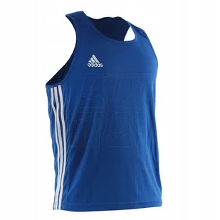 Koszulka adidas Boxing Top niebieska xxs - Kimona, stroje i obuwie - miniaturka - grafika 1