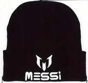 Czapki męskie - Czapka zimowa Lionel Leo Messi 10 czarna beanie streetwear prezent - miniaturka - grafika 1