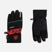 Rękawice narciarskie - Dziecięce Rękawice ROSSIGNOL JR HERO IMPR G RLNYG01_200 – Czarny - miniaturka - grafika 1