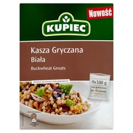 Kasza - Kupiec Kasza gryczana biała 4x100 g - miniaturka - grafika 1
