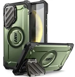 Supcase Etui pancerne UB Mag XT do MagSafe do Galaxy S25 Ultra, zielone - Etui i futerały do telefonów - miniaturka - grafika 1