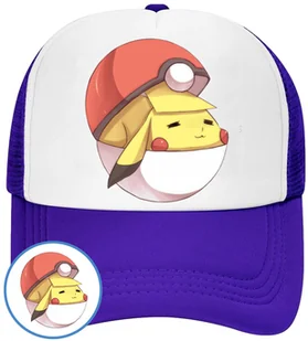 CZAPKA Z DASZKIEM POKEMON PIKACHU DLA DZIECI SIATKA - Czapki i chusty sportowe męskie - miniaturka - grafika 1