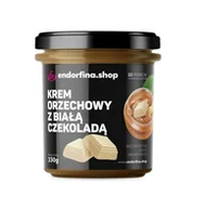 Słodkie kremy i masła - Krem orzechowy z białą czekoladą 330g Endorfina.shop - miniaturka - grafika 1