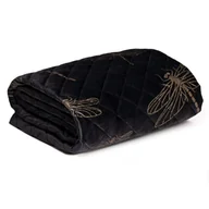 Narzuty - Euro Firany Narzuta Pikowana Velvet Lori Czarna 170x210 Narzuta Pikowana Velvet Lori Czarna 170x210 - miniaturka - grafika 1