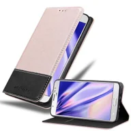 Etui i futerały do telefonów - Etui Cadorabo do Samsung Galaxy J7 2016 w kolorze ZŁOTYM CZARNYM z magnetycznym zamknięciem, funkcją podstawki i kieszenią na karty, etui ochronne z klapką w stylu książki - miniaturka - grafika 1