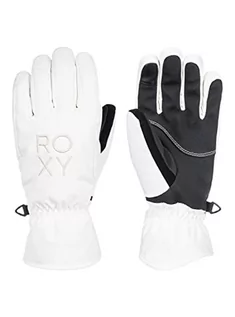 Rękawiczki - ROXY Rękawiczki damskie białe L - grafika 1