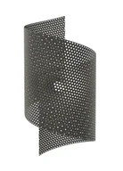 Lampy ścienne - Czarny nowoczesny kinkiet ażurowy - D144 F5-G28 - miniaturka - grafika 1