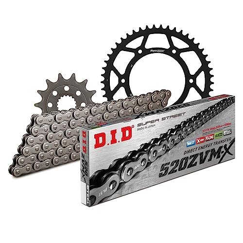 Zestaw łańcuchów DID stal 520ZVM-X / 114 nit zamek do Honda CR R 500 ccm rok prod. 1992-2001
