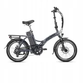 Rowery elektryczne - Rower Elektryczny Jobobike Sam Szary 468 Wh - miniaturka - grafika 1