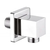Akcesoria do armatury i ceramiki - Invena przyłącze kątowe kwadratowe chrom SC-P1-037 - miniaturka - grafika 1